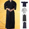 Kendo Uniforms Martial Arts Clothing Kendo Aikido Hapkido Martial Arts Suit Men Women Hakama Aikido Uniforme Kung Fu Taekwondo 240301