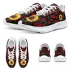 Casual Shoes InstantArts Breattable snabbtorkning Running Rose Print Women's Sunflower Flower Zapatos