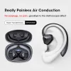 Headphones Bone Conduction Écouteurs Bluetooth Sport Écouteurs sans fil étanches Affichage LED HIFI Écouteurs stéréo Headsets avec microphone