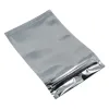 wholesale Aluminum Foil Clear Plastic Top Zipper Self Seal Pack Bag Resealable Mylar Foil Food Packaging Bag Pouches 20 Sizes ZZ