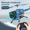 Rc Hubschrauber 35Ch 25Ch Fernbedienung Flugzeug 24G Schweben Hindernis Vermeidung Elektrische Flugzeug Flugzeuge Fliegen Spielzeug für Jungen 240228