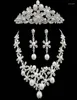 Pinces à cheveux en perles, accessoires de corbeaux de mariage, bijoux de demoiselle d'honneur, ensemble de mariée, couronne, collier, boucles d'oreilles