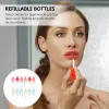 Bottles 12 Pcs Clear Gloss Lip Ice Cream Tube Makeup Sample Holder Travel Container Refillable Bottle Oil Balm Lipgloss tubes