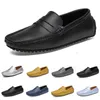 Sapatos de vestido primavera outono verão cinza marrom branco masculino baixo superior respirável sola macia sapatos sola plana homens GAI-32