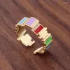 Anéis de cluster único incomum aberto para mulheres minimalista ajustável anel de dedo luz ouro cor jóias acessórios atacado