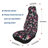 يغطي مقعد السيارة Daisy Flower Universal Cover Protector Interior Invonsial Travel Polyester Fishing