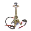 Eiffelturm Arabische Shisha Doppelpfeife Wasserpfeife Keramikschale Zubehör Geburtstagsgeschenk Heimdekoration 240220