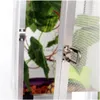 Reptielenbenodigdheden Terraria Reptielenkweekbox Aluminiumlegering Voedercontainer Voor Spider Hagedis Kikker Cricket Schildpad Aparte Open Dhvig