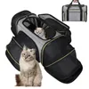 Cat Carriers Convenient Pet Travel Bag Handheld Design Breathable D Buckle Carrier Handbag Outdoor Carrying Outing