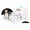 Power Plug Adapter All In One International Plug Adapter World Travel Ac Power Charger Adaptor With Au Us Uk Eu Converter Plug9454396 Dhtsp