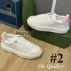 15 opções de couro/sem couro moda feminina sapatos casuais brancos tênis com logotipo de flor para casal masculino feminino EU35-41