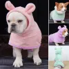 Towels Pet Bath Towel Thick Large Medium Small Dogs Cats Robe Towel Elastic Drawstring Microfiber Pet Robe Towel Pet Accessories