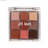 Shadow Jill Leen Beauty Color Mini 9 Färger Eyeshadow Palette Shine Matte Shadow Powder