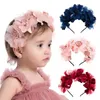 Hårtillbehör prinsessa barn PO Tools Head Hoop Headwear Baby Headband Crown Band