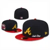 Unisex Outdoor wholesale Fashion snapbacks Baseball All Team Patched Full Closed stitched hats sizes 7-8 mix order