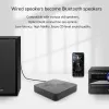 Speakers Bluetooth 5.0 Audio Receiver Support U Disk Lossless Playback 3.5mm RCA Audio Output Optical Fiber Output For PC TV Car Speaker