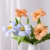 Fleurs décoratives tulipe sans entretien, Arrangement floral en fausse soie de Style nordique pour fête de mariage, décoration de maison, pièce lumineuse