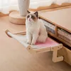 Подвесная кровать для домашних животных, кошка, гамак, диван, мебель для дома, котенок, домашнее моющееся съемное сиденье, деревянная спальная кровать, полки для окуня 240301