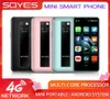 Mini téléphones portables SOYESS10H 3G 4G LTE Smartphone 3GB 64GB ROM 35 pouces MTK QuadCore téléphone portable Android 2100mAh 50MP 80MP petit Poc6061729