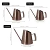 Kits European Gardening Watering Can with Long Mouth Pot Stainless Steel 4009001500ml Household Shower Pot Gold Copper Watering Can