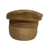 Berets 2024 Mode Herbst Armee Kappe Frauen Hohe Qualität Straße Tragen Weibliche Luxuey Marke Designer Caps