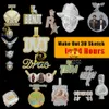 Ontwerp Bank Creditcard Iced Out Sieraden Mannen Sier Gold D-Vvs1 Lab Moissanite Diamond Custom Hip Hop Hanger