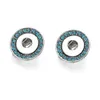 noosa cristal 12MM Snap oreille manchette boucles d'oreilles Mini bouton boucle d'oreille pour les femmes boutons pression bijoux