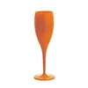 Tumblers Champagne Flutes Glasse البلاستيك نبيذ أكواب الصحون التي آمنت غسالة الألياف البيرة البيرة ويسكي.