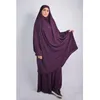 Abbigliamento etnico Ramadan Robes Khimar Prayer Garment Dress 2 pezzi Set Abaya musulmano Donna Hijab Gonna sopraelevata Turchia Arabo Islamico Colthing