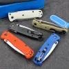 Mini Bugout 533/533BK Tactical BM Folding Knife 2.75" Satin Blade Grivory Handle Pocket Clip Outdoor Defensive EDC Flipper Knife