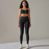 Lu Align Femme Ensembles De Taille Leggings Tenue Femmes Haut Et Haut Deux Pièces Ensemble Survêtement Sans Couture Fitness Tenues D'entraînement Vêtements De Sport Jogger Gry Lemon Lady Gry Sports Filles