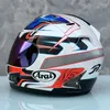 Caschi Moto Integrali Casco Professionale da Rally Racing da Uomo Retro Perfetto per Vintage Dani Pedrosa