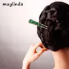 مويليندا العرقية الرجعية البسيطة صينية الشعر العصا هندسة عتيقة Hairpins المجوهرات 226i