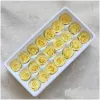 Decorative Flowers Wreaths 21Pcs/Box Diy 2-3Cm Eternal Roses Natural Preserved Immortal Rose Mothers Day Gift Wedding Decoration D Dhaqu 2024303