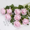 Fleurs décoratives 1/2 pièces 250 cm/lot de roses en soie, vigne de lierre avec feuilles vertes pour la maison, décoration de mariage, fausse feuille suspendue, guirlande artificielle