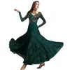 Stage Wear Ballroom Waltz Dance Dress Tango Costumes Foxtrot Competition Woman Modern National Standard