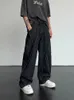 Jeans d'été pour hommes, pantalon en Denim Patchwork, surdimensionné, ample, décontracté, jambes larges, Streetwear, vêtements Harajuku, 2023, 240227