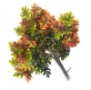 New 12pcs Artificial Oak Tree Leaves Branch For Plant Wall Background Wedding Home Hotal Office Bar Decorative 2024303