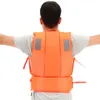 Легкий нейлоновый пенопласт для взрослых, размер для плавания с SOS Sport, прочный водный спасательный жилет, регулируемый спасательный свисток, жилет 240219