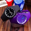 Montres-bracelets mode gelée Silicone montre femmes décontracté genève Sport montres Reloj Mujer Quartz montre-bracelet hommes Hombre