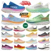 Hoka Clifton 9 Bondi 8 Hokas One Running Shoes Män Kvinnor Sneakers Wide Black White Free People Harbor Mist Outter Space Designer Mens