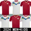 2024 Drużyna narodowa Venezuela piłka nożna Soteldo Sosa Rincon Cordova Casseres Bello Ja.martinez Rondon Gonzalez Osorio Machis 23 24 Home Away Jerseys