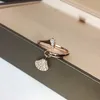 Diva Kleine rok serie designer ring voor vrouw Verguld 18K Open one size officiële reproducties Europese maat merk designer jubileumcadeau met doos 031