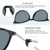 Gafas de sol 2024 Vintage polarizadas para mujer, marca de moda, gafas de sol de conducción para hombres, gafas con lentes gradientes redondos al aire libre