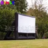 10x7m (33x23ft) all'ingrosso Piccolo schermo cinematografico per proiezione gonfiabile mini proiettore TV per esterni air cinema Palloncino con soffiaggio ad aria per attrezzature per feste a casa per bambini