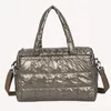 Duffel Bags Mulheres Top-Hand Pure Color Nylon Crossbody Bag Casual Senhoras Grande Capacidade Ombro Para Compras Viagens