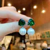 Dangle Earrings QQPearl Woman Fashion Triangle Zircon Crystal Charm Rhinestone Inlaid Jewelry Cute Gifts