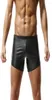 Heren039s Shorts Kunstleer Boxer Trunk WetLook Lounge Sport Korte Broek Boxers Casual Heren4977095