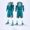 Mannen Sets Basketbalshirts Uniform Sport Blank Team Trainingspakken Custom Nummer Naam 3D Print Running Trainingspakken 240228