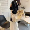 Shopping Bags Lazy Style Leisure Art Large Capacity Bag Female Student Classroom Computer One Shoulder Handbag